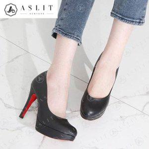 [기타][애슬릿] 여성 둥근 가보시 하이 힐 구두 펌프스 11cm