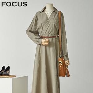 [롯데백화점]포커스 벨트카라원피스_FF1I7OP0162