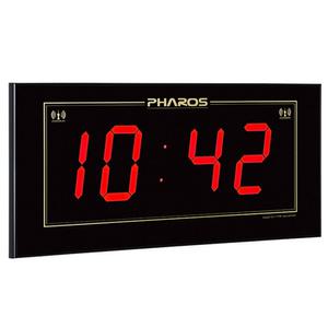 파로스 초대형 디지털 전자벽시계 전파수신기능 사무실 강당 판촉 벽걸이 D700 무료인쇄가능