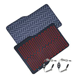 고주파 DC 12V 캠핑 차박 탄소 카본 온열 침대 매트 전기장판 SUV RV 2인용 분리난방