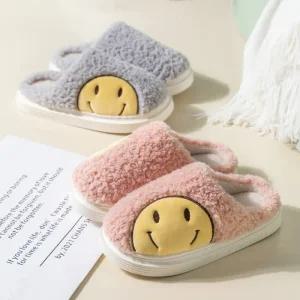 NEW 스마일 층간소음방지 털실내화 슬리퍼 사무실 거실화