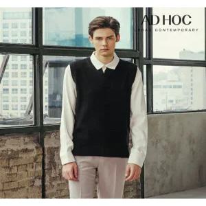 [애드호크]남성 와플 니트 베스트(HX9VE30)