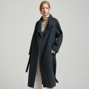 [리안뉴욕][공식] 알파카 하이넥 핸드메이드 코트