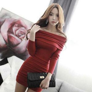 오픈숄더 베이비 쉬스 미니원피스 섹시원피스 H038