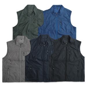 꽃중년 봄 여름 작업 조끼 망사 근무복 노가다 상의 쿨 아이스 단체 바람막이 작업용 춘추 얇은 빅사이즈