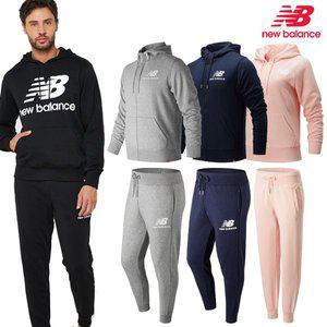 [뉴발란스] 남자 여자 맨투맨 후드티 후드집업 조거팬츠 그레이 네이비 블랙 핑크