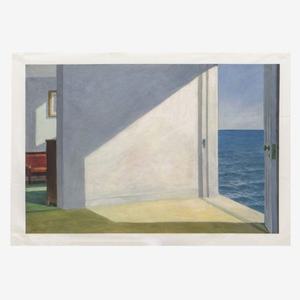 대형패브릭포스터 두꺼비집가리개 에드워드 호퍼 바다 옆 방