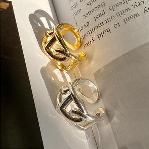 [챕터나인] [무배][925실버] 볼드한 샹달 에르 오픈 반지