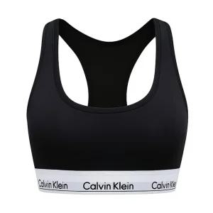 CK 캘빈클라인 모던 코튼 AF 레이서백 노패드 브라렛 여성 언더웨어 브라 블랙 F3785-001