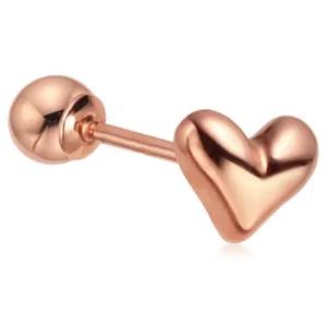 14K 통통 하트 라이트 피어싱 한쪽 NPE35914