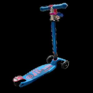 마이크로킥보드_맥시T 디럭스 LED 아쿠아_유아 어린이 세발 킥보드