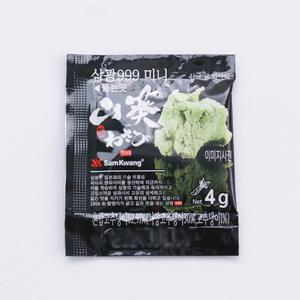 삼광999 미니 와사비 4g X 200개 일회용와사비 소포장 낱개 배달용 업소용
