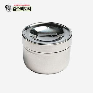 스텐레스 알콜솜통 원형바트 소독솜통 의료용 트레이 거즈캔