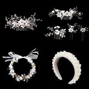 뒤꽂이 혼주 한복 머리장식 웨딩 코사지 올림머리 헤어장식 헤어악세사리 헤어핀 모음