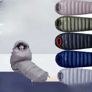 경량 동계 캠핑 상품 400g 백패킹 침낭 싱글 구스다운 겨울