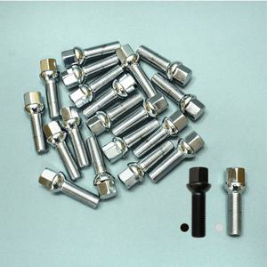 BENZ AUDI 휠볼트 M14 x 1.5 롱볼트 20개 세트(블랙)