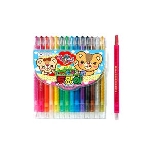 색연필 지구 투명이 14색 세트 샤프식 색연필