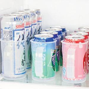 500ml 캔맥주 4캔 냉장고정리손잡이 캔콜라 음료수 수납
