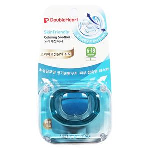 더블하트 스킨프렌들리 노리개젖꼭지 3단계 그린(L/6개월~)