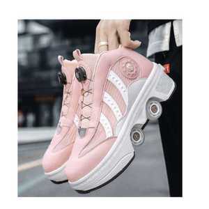 바퀴신발 롤러슈즈 더블 휠 바퀴 운동화 성인용 히든