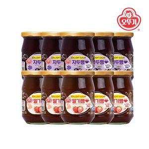 [오뚜기]라이트슈가 딸기쨈 290g x 5개+라이트슈가 자두쨈 290g x 5개[33177853]