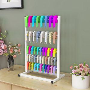 리본 걸이 정리대 걸이대 포장지 롤 거치대 진열 선반 플라워샵 포장끈 공예 재료 보관대