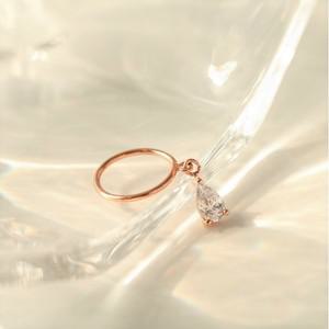 [롯데백화점]로이드 [GB]라운드 스톤 드롭 피어싱 10K GOLD 귀걸이 LPFL1016T