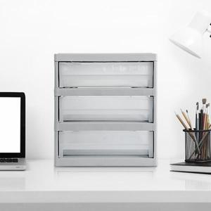 [제이큐]올유리빙 서류서랍장 플라스틱 문서 보관 수납 3단 A4