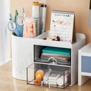 미니 2단 연필꽂이 책상서랍 멀티정리함 필기구수납장