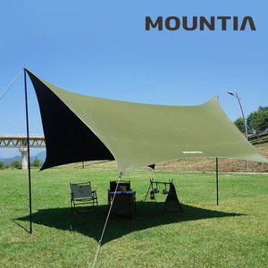 [마운티아] 어반 헥사 타프 /블랙코팅 그늘막 차양막