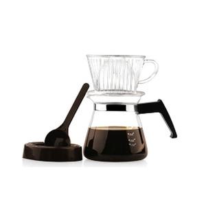 데몰 국내산 커피 드립 서버 드리퍼 스푼 받침세트 2 4인용 핸드드립세트 핸드드립퍼