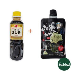 니비시 사시미 간장 소유 360ml+삼광 999 생와사비 80g