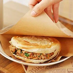 왁스페이퍼 포장지 50매입 피크닉 햄버거포장지 일회용포장