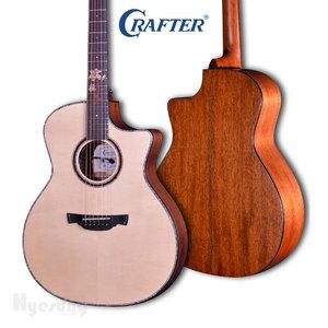 크래프터 통기타 KWF-MAHO PREMIUM / 국산 탑백솔리드 신형 픽업장착 연주용