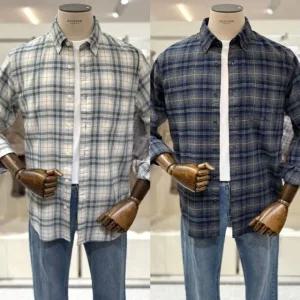 [갤러리아] [기획특가]에디션 남성 겨울 미디움 플란넬 체크 남방 NNF4WC1624 2종