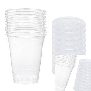 MF10 PET테이크아웃컵세트 350ml 10세트 카페아이스컵 플라스틱투명컵 일회용커피컵