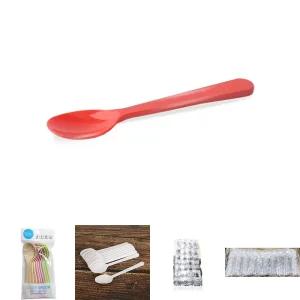 일회용 컬러 아이스크림 스푼 1000개(랜덤)/숟가락/수저/디저트/요거트/플라스틱/요플레/빙수/위생/팥빙수