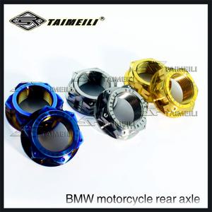 호환 TAIMEILI 티타늄 합금 팬시 너트 BMW RR 산양 TMAX560 혼다 바이크 오토바이 리어 액슬 m22 x 1.5 1.0