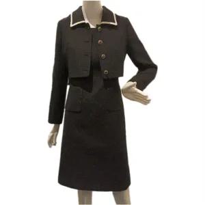 [롯데백화점]SOUP 금장버튼 카라 배색 투웨이 원피스 SAAOPM1