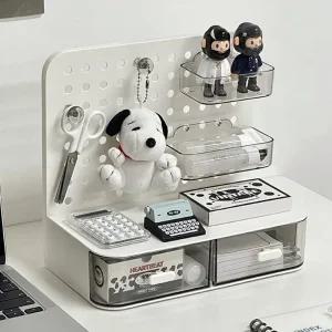 구디푸디 올인원 데스크 타공판보드 분리 수납 정리함 (2color)