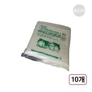 쓰레기봉투 분리수거봉투(소/백색/20매) 58*75cm(배접)약40~50L, 10개