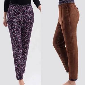 꽃패턴 낙타 바지 패딩 몸빼 겨울 등산 방풍 융털 기모 작업복