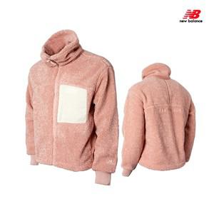 뉴발란스 W 루즈핏 덤블플리스 볼드넥 집업자켓 NBMDA4W292-26 라이트핑크 플리스자