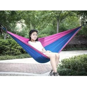 [하프클럽/셀러허브_여성트랜드패션]플라잉 캠핑 해먹(핑크블루) 야외 해먹