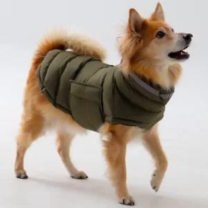 강아지패딩 대형견 패딩 조끼 겨울옷 중형견 진돗개 리트리버 S