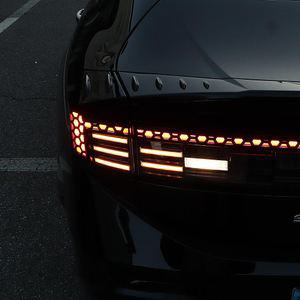 쏘나타디엣지 차량 리어램프 튜닝 육각 타공 데칼 스티커 익스테리어 몰딩 용품