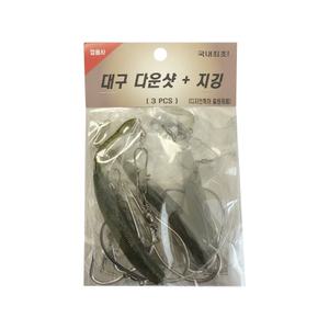 [09피싱]정음사 대구 다운샷 지깅 대구채비 바다낚시채비 선상낚시