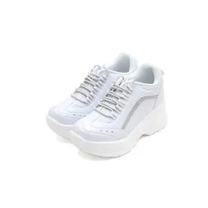 [하프클럽/]푹신한 7cm 키높이 여성운동화 통굽 발편한 스니커즈 국내제작