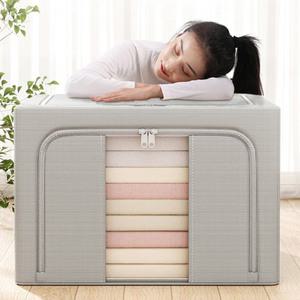 강철프레임 옥스포드원단 리빙박스 66L 2color