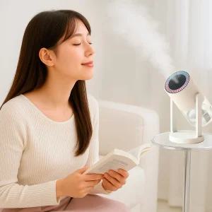 이놀 스윙미스트 600ml 미니가습기 무소음 세척편한 600ML 책상 사무실 탁상용 소형 아기방 여행용 차량